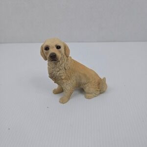 Stone Critters Seated Golden Retriever Figurine SC-401 United Design Corp USA